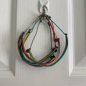 Pura Vida 5-Pack, Multi-Colored String Bracelets